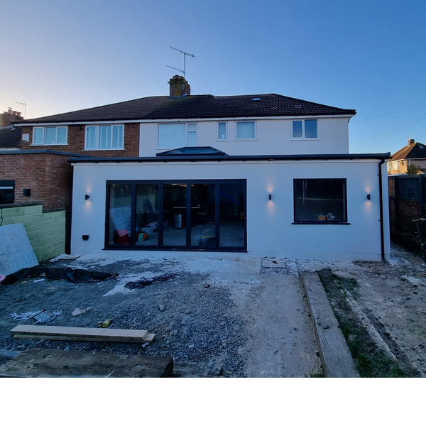 Single storey extension completed by Uplands Building Services Bristol